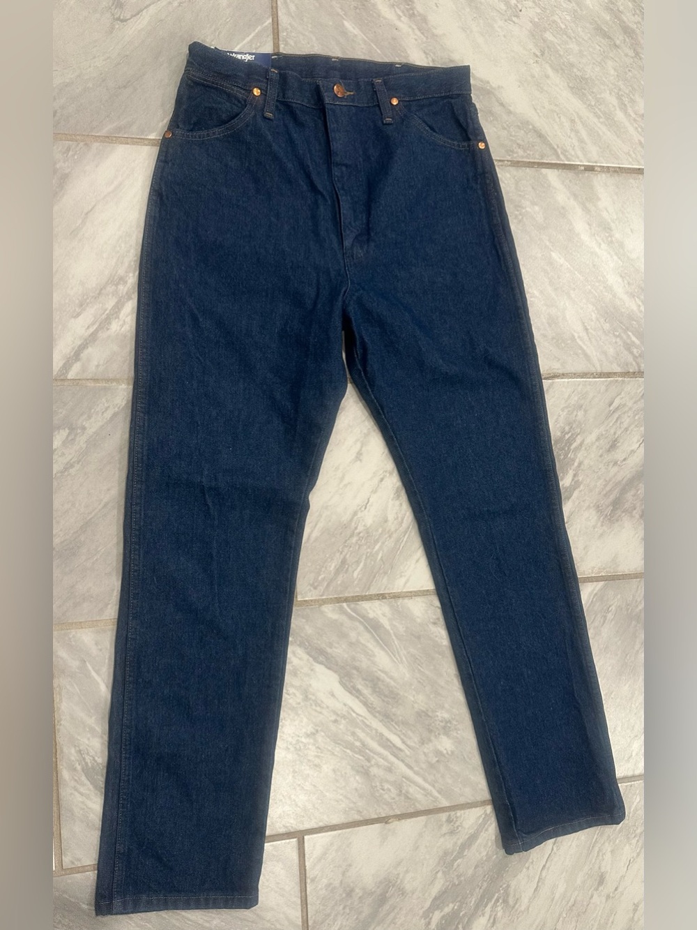 NWT Wrangler Womens Cowboy Cut  14MWZ Slim Fit Tapered Leg Jeans Size 30Wx32L